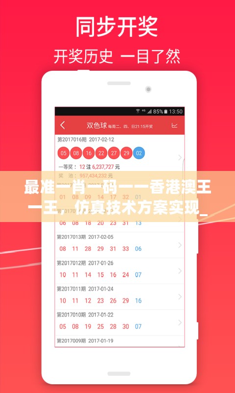 最准一肖一码一一香港澳王一王，仿真技术方案实现_The14.44.6