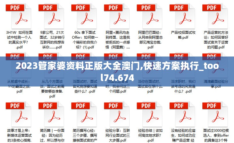 2023管家婆资料正版大全澳门,快速方案执行_tool74.674