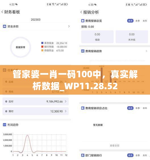 管家婆一肖一码100中，真实解析数据_WP11.28.52