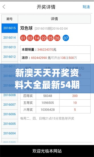 新澳天天开奖资料大全最新54期，综合性计划定义评估_app18.47.11