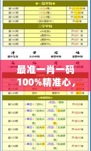 最准一肖一码100%精准心，经济方案解析_V69.21.29