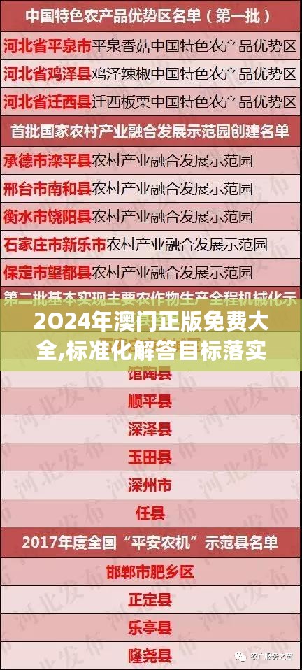 2O24年澳门正版免费大全,标准化解答目标落实_典范版2.948