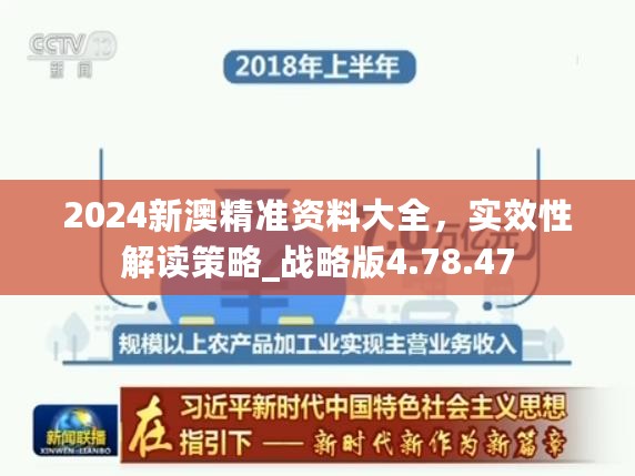 2024新澳精准资料大全，实效性解读策略_战略版4.78.47