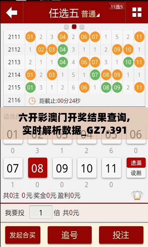 六开彩澳门开奖结果查询,实时解析数据_GZ7.391