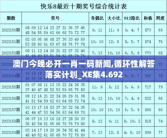 澳门今晚必开一肖一码新闻,循环性解答落实计划_XE集4.692