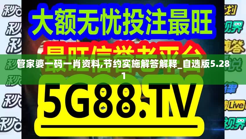 管家婆一码一肖资料,节约实施解答解释_自选版5.281