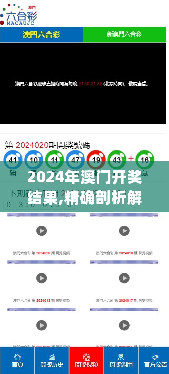 2024年澳门开奖结果,精确剖析解答解释问题_绝佳款5.173