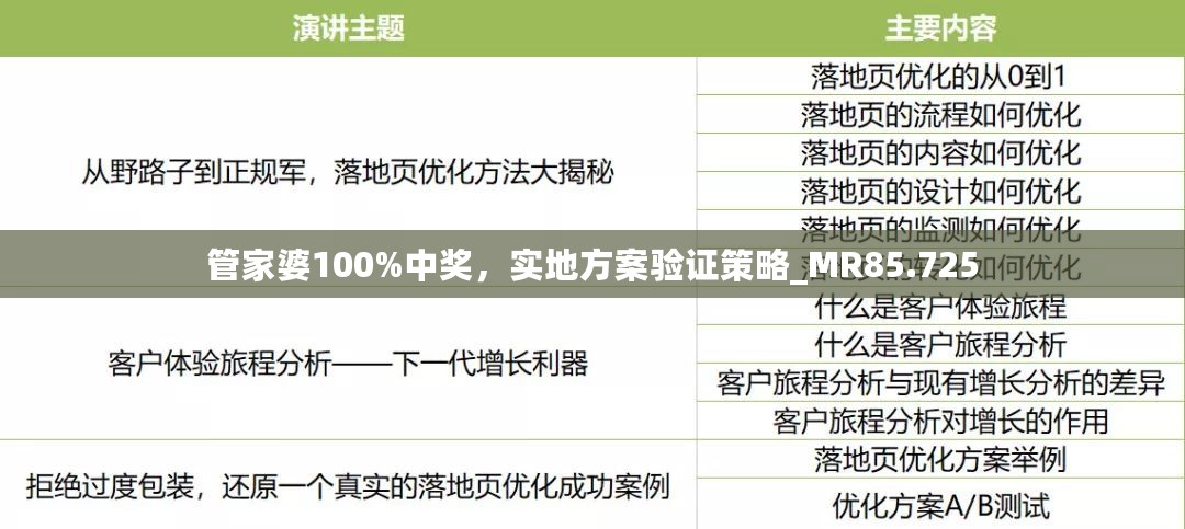 管家婆100%中奖，实地方案验证策略_MR85.725