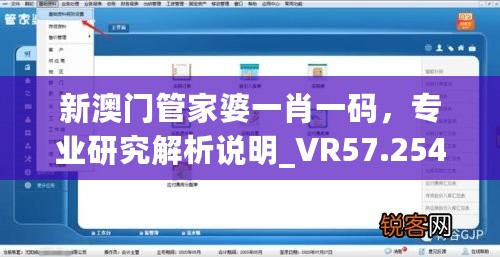 新澳门管家婆一肖一码，专业研究解析说明_VR57.254