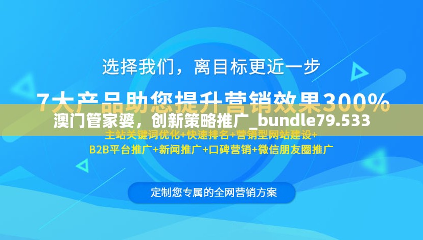 澳门管家婆，创新策略推广_bundle79.533