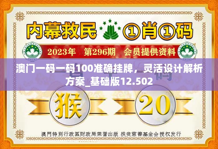 澳门一码一码100准确挂牌，灵活设计解析方案_基础版12.502