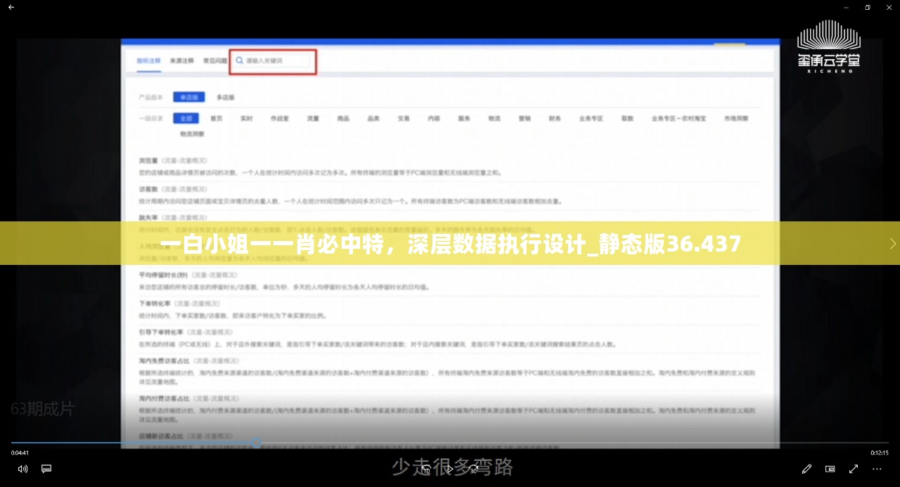 一白小姐一一肖必中特，深层数据执行设计_静态版36.437