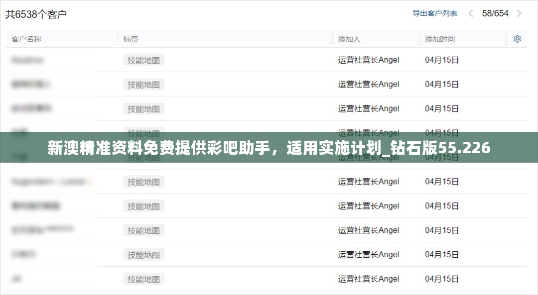 新澳精准资料免费提供彩吧助手，适用实施计划_钻石版55.226