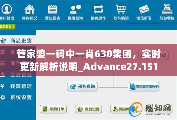 管家婆一码中一肖630集团，实时更新解析说明_Advance27.151