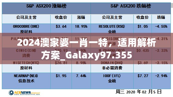 2024澳家婆一肖一特，适用解析方案_Galaxy97.355