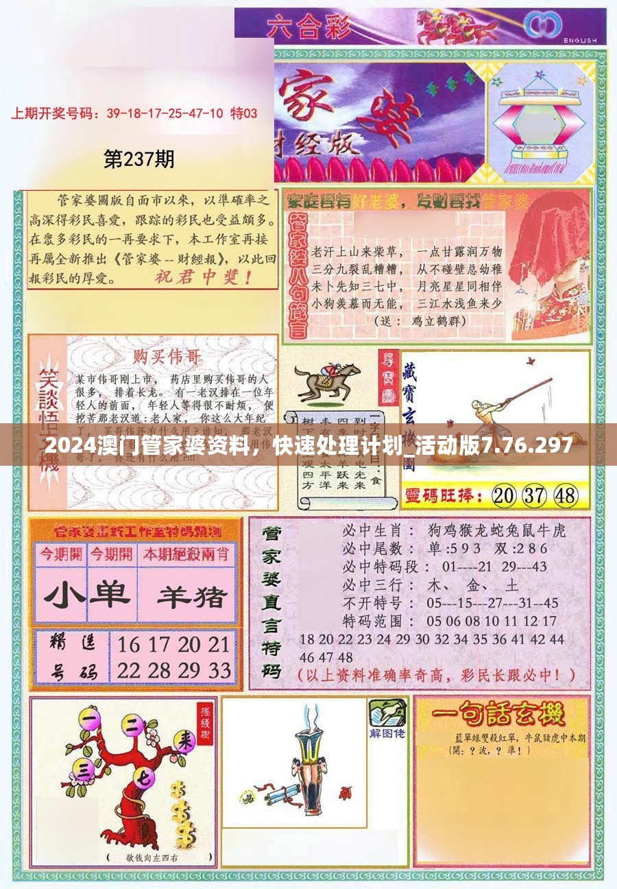 2024澳门管家婆资料，快速处理计划_活动版7.76.297