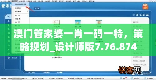 澳门管家婆一肖一码一特，策略规划_设计师版7.76.874