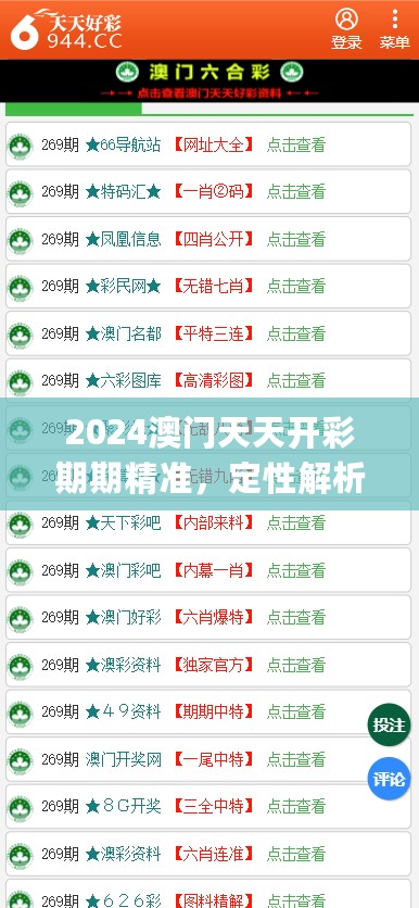 2024澳门天天开彩期期精准，定性解析明确评估_车载版7.76.357