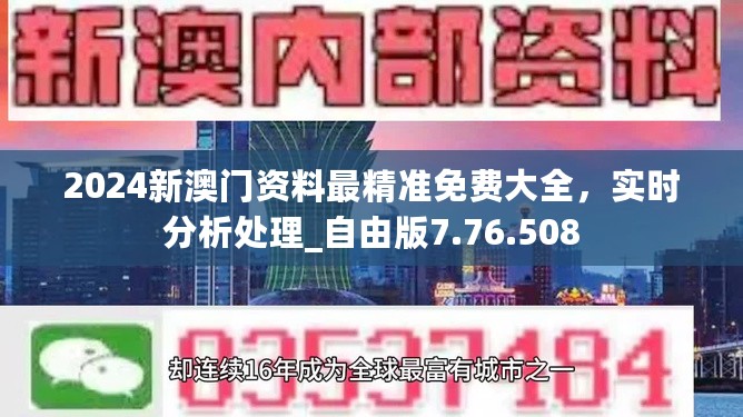 2024新澳门资料最精准免费大全，实时分析处理_自由版7.76.508