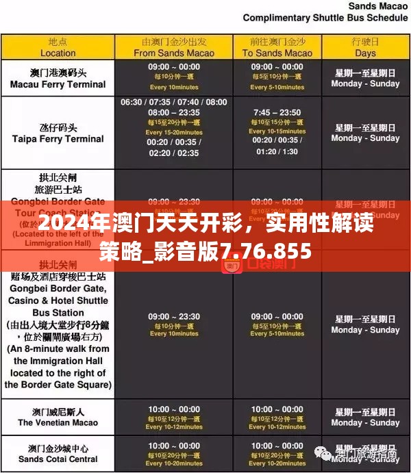 2024年澳门天天开彩，实用性解读策略_影音版7.76.855