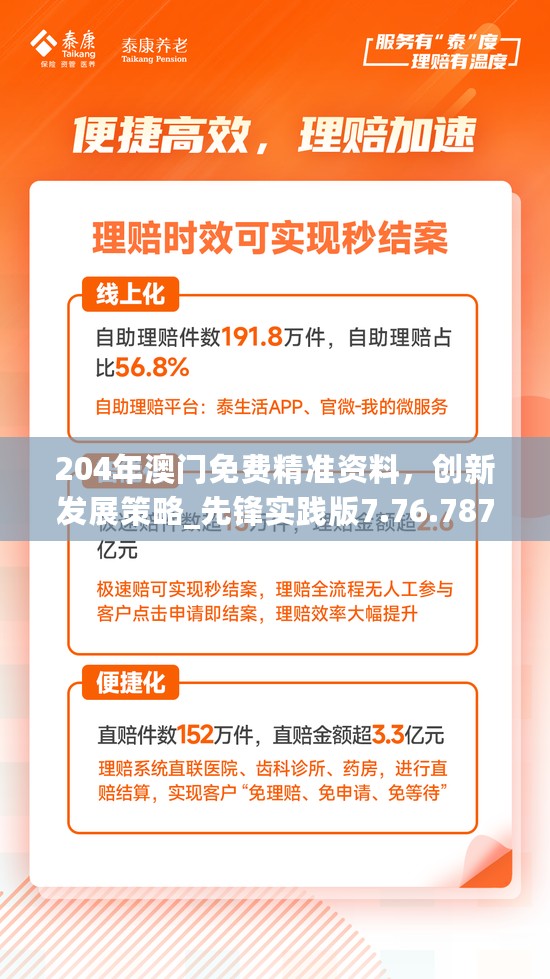 204年澳门免费精准资料，创新发展策略_先锋实践版7.76.787