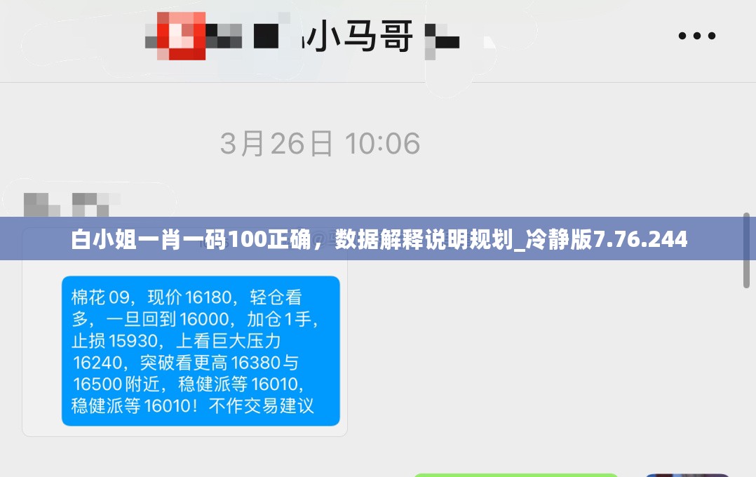 白小姐一肖一码100正确，数据解释说明规划_冷静版7.76.244