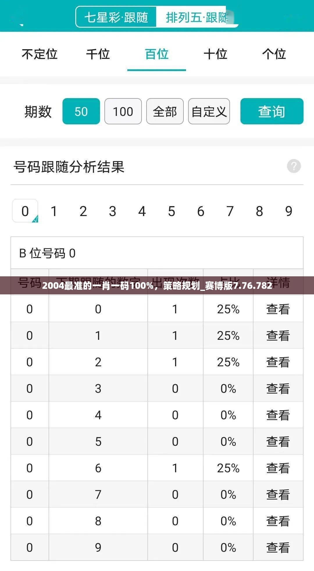 2004最准的一肖一码100%，策略规划_赛博版7.76.782