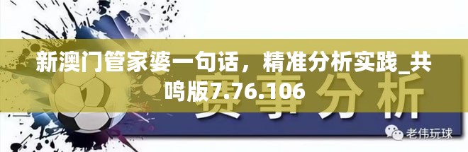 新澳门管家婆一句话，精准分析实践_共鸣版7.76.106