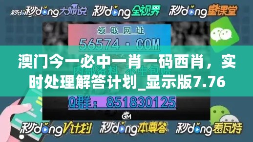 澳门今一必中一肖一码西肖，实时处理解答计划_显示版7.76.470