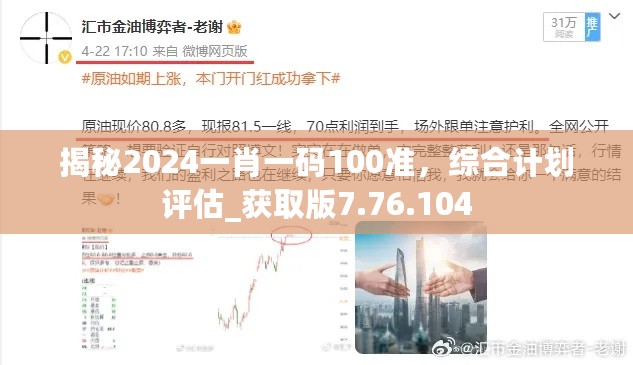 揭秘2024一肖一码100准，综合计划评估_获取版7.76.104