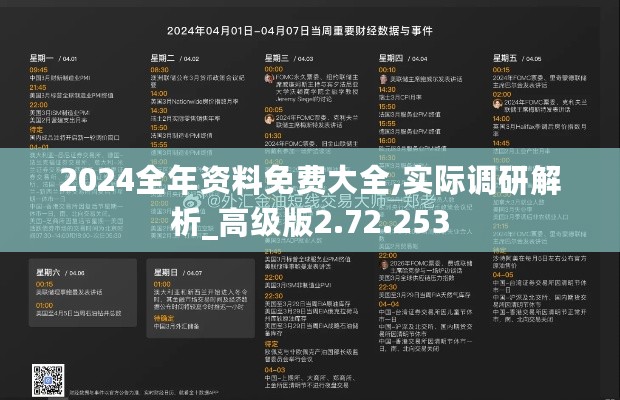 2024全年资料免费大全,实际调研解析_高级版2.72.253