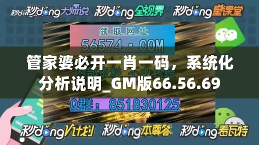 管家婆必开一肖一码，系统化分析说明_GM版66.56.69