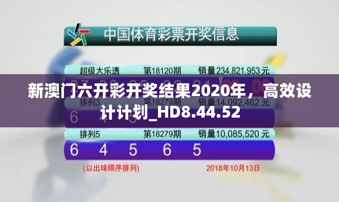 新澳门六开彩开奖结果2020年，高效设计计划_HD8.44.52