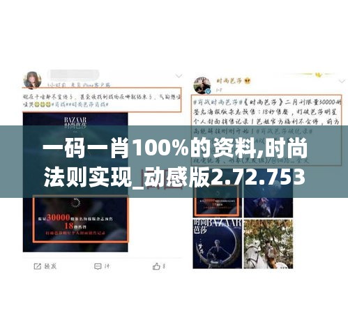 一码一肖100%的资料,时尚法则实现_动感版2.72.753