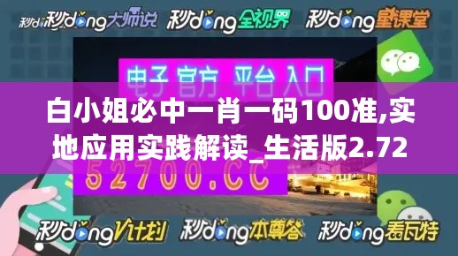 白小姐必中一肖一码100准,实地应用实践解读_生活版2.72.474