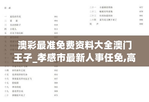 澳彩最准免费资料大全澳门王子_孝感市最新人事任免,高效计划分析实施_分支合并6.64.65