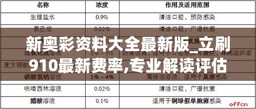 新奥彩资料大全最新版_立刷910最新费率,专业解读评估_云技术版3.37.91