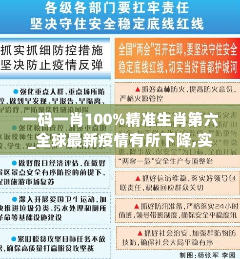 一码一肖100%精准生肖第六_全球最新疫情有所下降,实地数据验证实施_多媒体版4.75.35