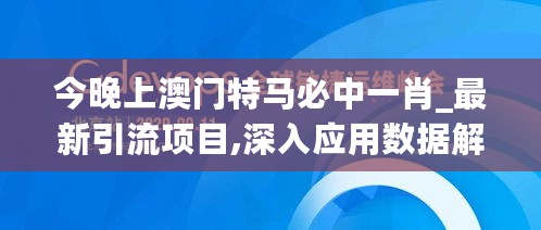 今晚上澳门特马必中一肖_最新引流项目,深入应用数据解析_资源优化7.58.75