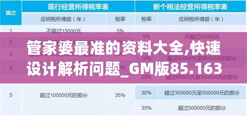 管家婆最准的资料大全,快速设计解析问题_GM版85.163