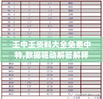 王中王资料大全免费中特,数据驱动解答解释现象_同步型66.899