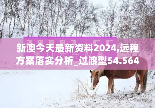 新澳今天最新资料2024,远程方案落实分析_过渡型54.564