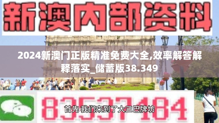 2024新澳门正版精准免费大全,效率解答解释落实_储蓄版38.349