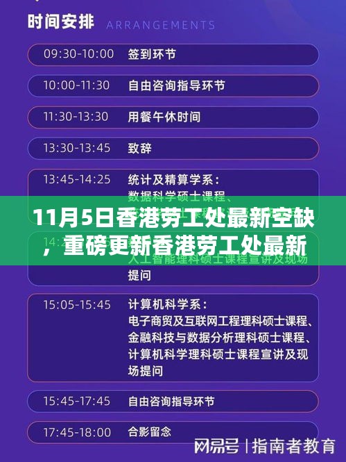 香港劳工处最新职位空缺来袭，职业梦想从这里起航！