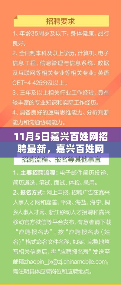 嘉兴百姓网招聘指南，如何轻松找到心仪职位（涵盖初学者与进阶用户）