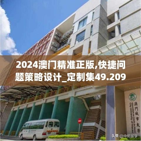 2024澳门精准正版,快捷问题策略设计_定制集49.209