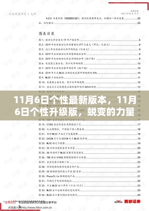 11月6日个性升级版，蜕变的力量与自信成就感的魔法之旅