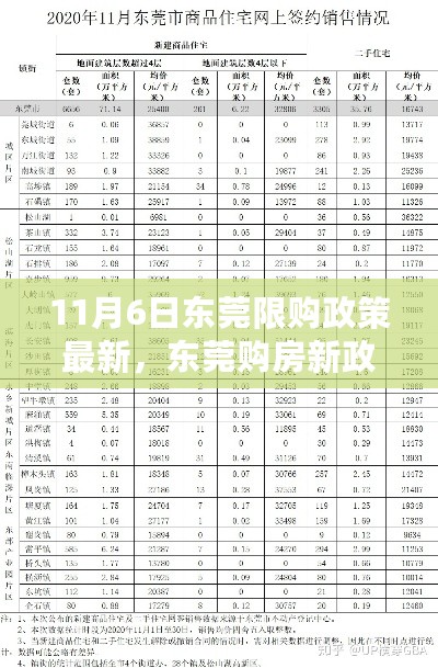 东莞购房新政解读与操作指南，最新限购政策详解（11月6日更新）