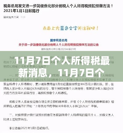 11月7日个人所得税最新消息及改革动向，财务影响不可忽视