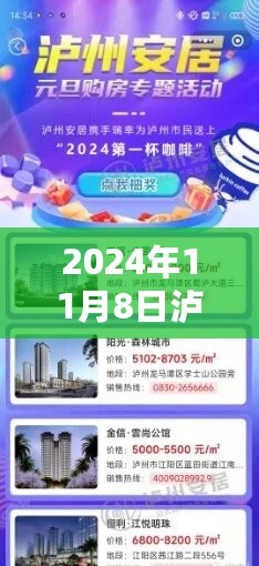 2024年11月8日泸州最新楼盘房价概览及动态更新